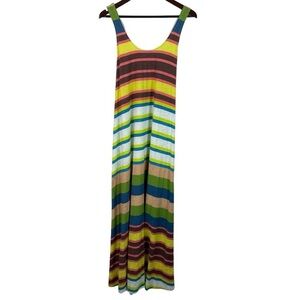 Plenty by Tracy Reese | Multi Color Stripe Tank Maxi Dress